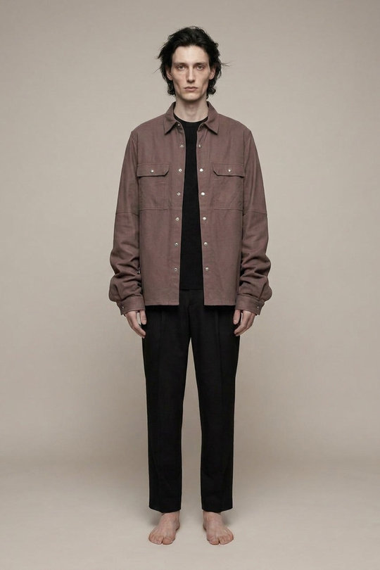 Jacke RU02F4729 LBS Outershirt grape, Rick Owens