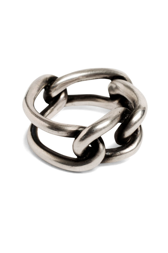 Ring Curb Links M1321 silver, Werkstatt Muenchen