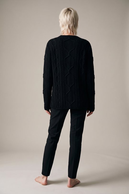 Pullover 226 453 07 01 black, RUNDHOLZ