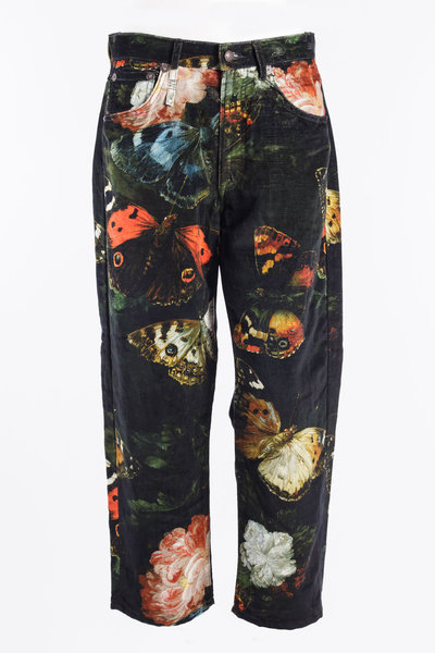 Hose R13WR781-R962A X-BF Pant floral butterfly on back, R 13