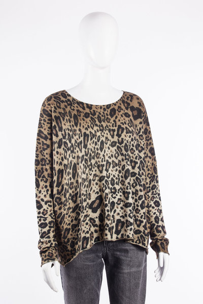 Pullover 226WD1583CSMSV-HL leopard, Avant Toi