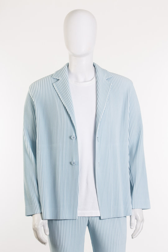 Blazer HP46-JD155 light blue, Homme Plissé Issey Miyake