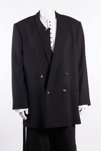 Sakko Soft Shoulder Large DB Jacket black, Marina Yee