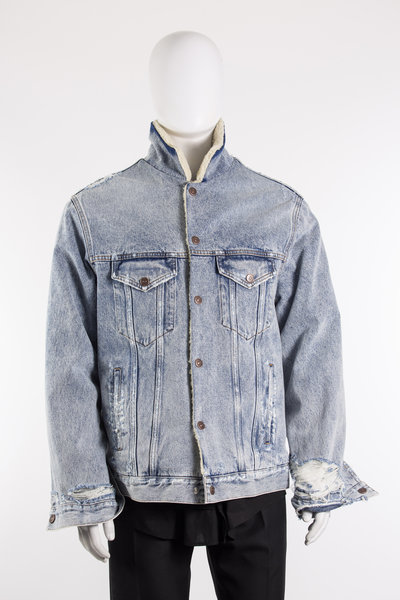 Jeansjacke S62AN0016 light blue denim, MM6