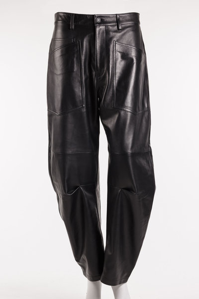 Hose 12826 L174 Shon Leather Pant black, Nili Lotan