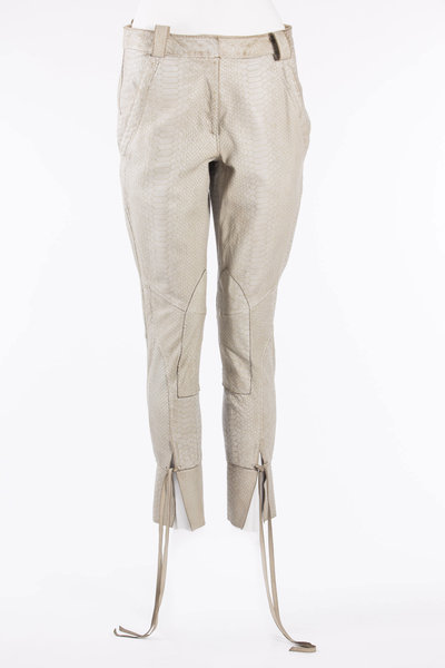 Lederhose Taupe