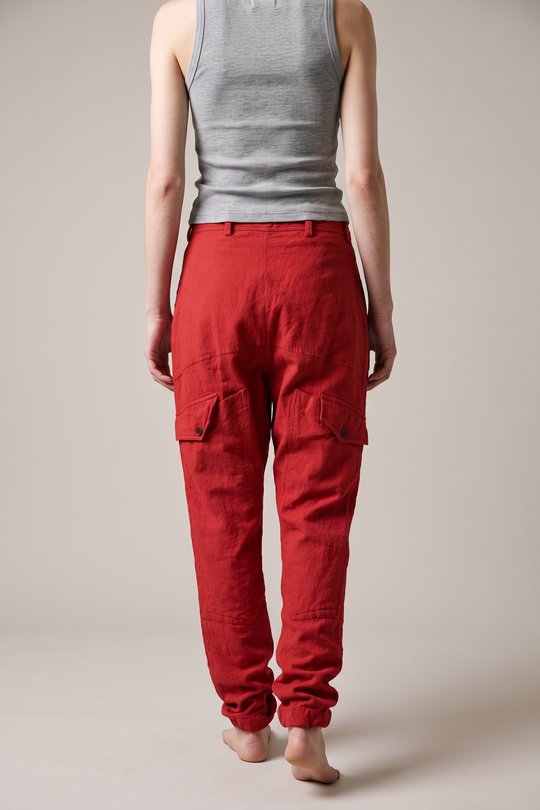 Hose 224 1010102 cardinal red, RUNDHOLZ