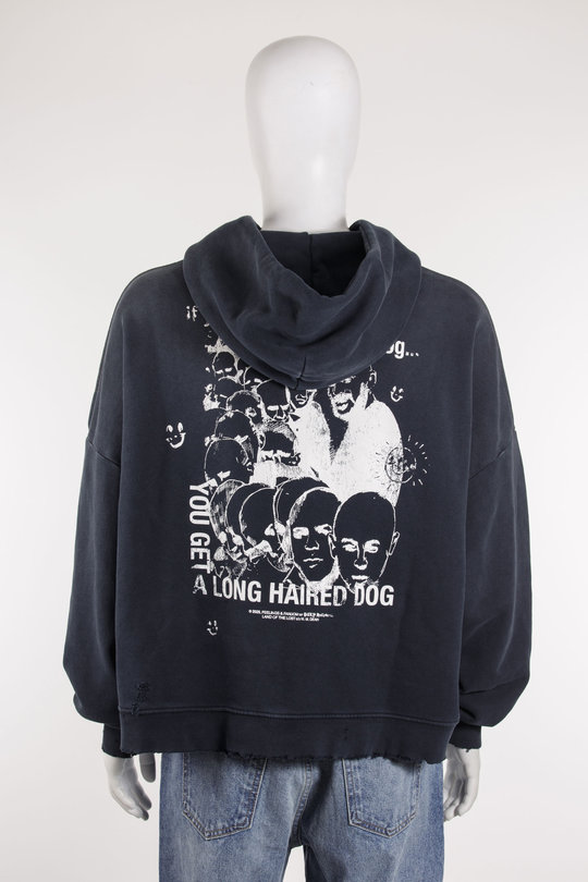 Hoodie Synanon Hoodie faded darkgrey, Paly Hollywood