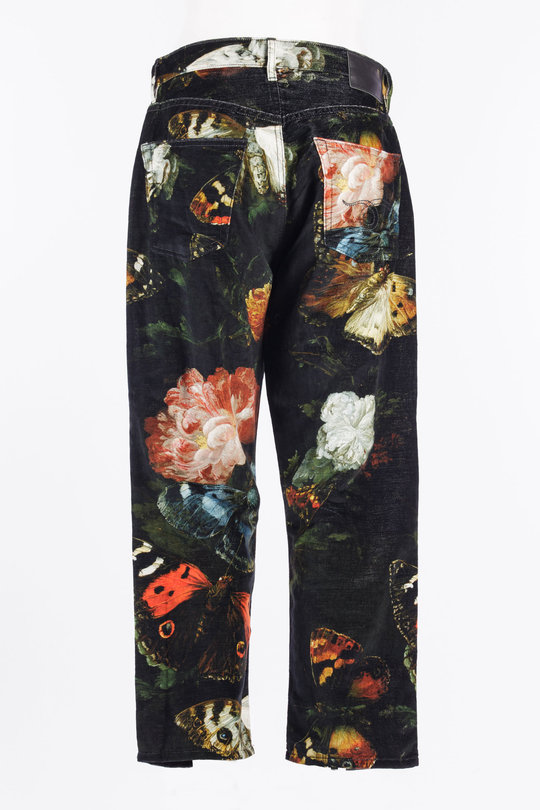 Hose R13WR781-R962A X-BF Pant floral butterfly on back, R 13