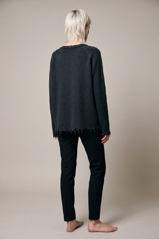 Pullover 226 153 07 02 petrol, RUNDHOLZ