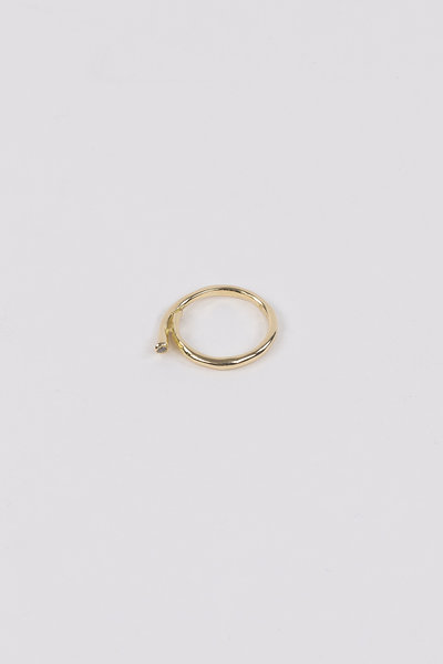 Ring  18 Karat gold mit weissen Diamant gold, Rosa Maria Jewellery