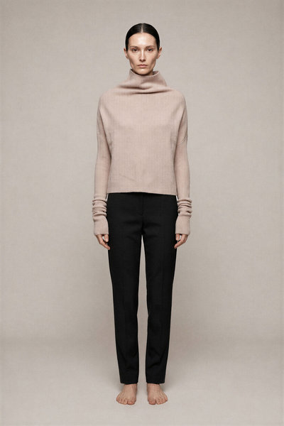 Pullover RP02F5629 KWSF LS Crater rose, Rick Owens