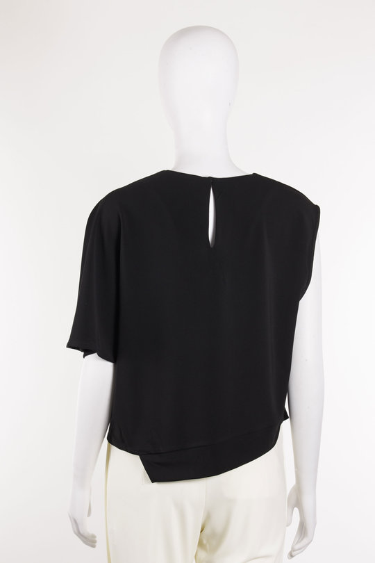 Shirt 18-1030644 Asym. Micro-Jersey Top black, Uli Schneider