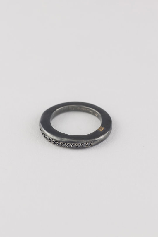 Ring mit schwarzen Diamanten black, Rosa Maria Jewellery