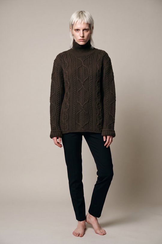 Pullover 226 453 07 02 umbra, RUNDHOLZ