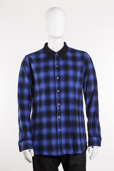 Hemd TX25F1600TWCO black blue, Giorgio Brato