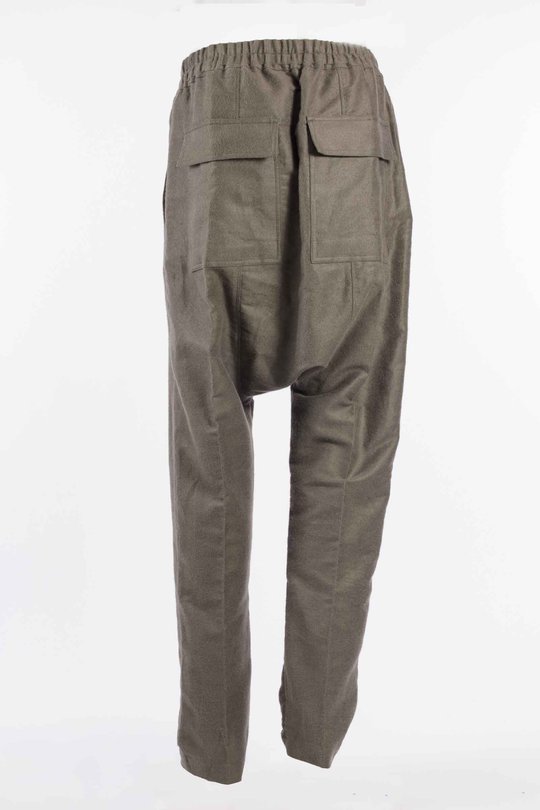 Hose RU02F4380 MOR DRAWSTRING LONG dust, Rick Owens