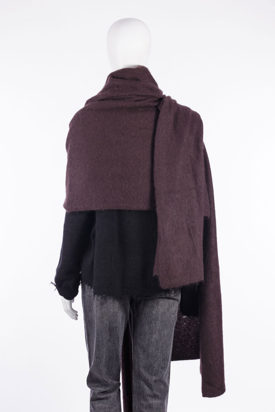Schal 226 1417709 purpel, RUNDHOLZ