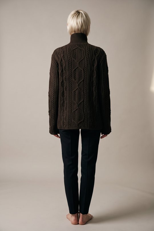Pullover 226 453 07 02 umbra, RUNDHOLZ